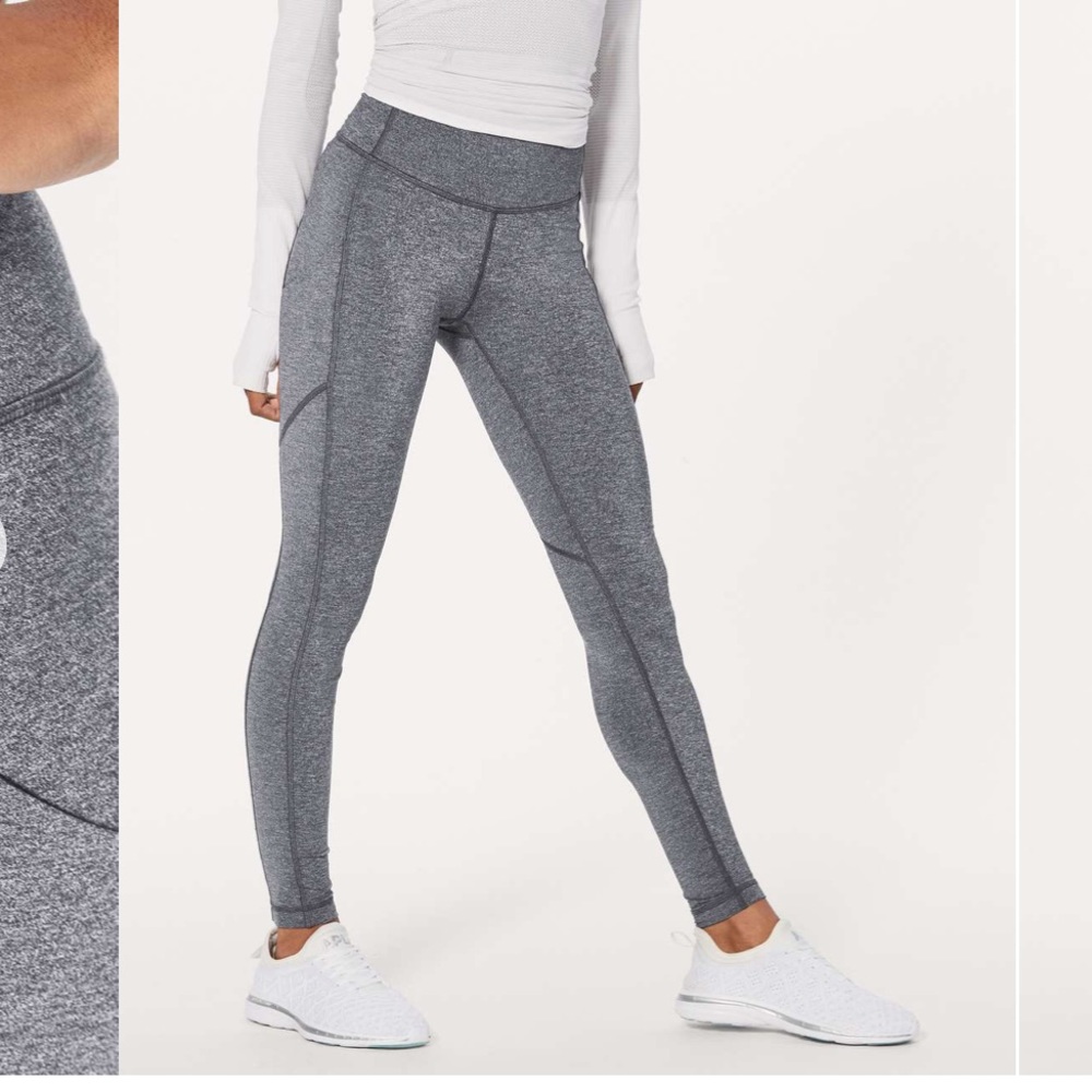 heathered grey lululemon leggings!